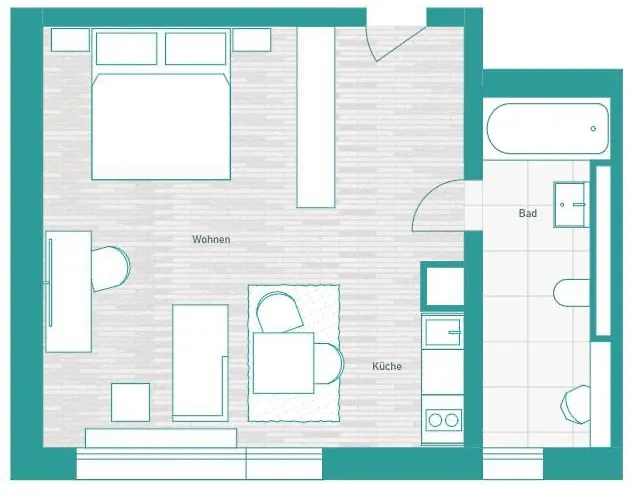 Livingroom Mathildenhoehe Darmstadt