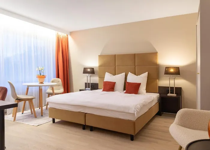 Livingroom Mathildenhoehe Aparthotel Darmstadt